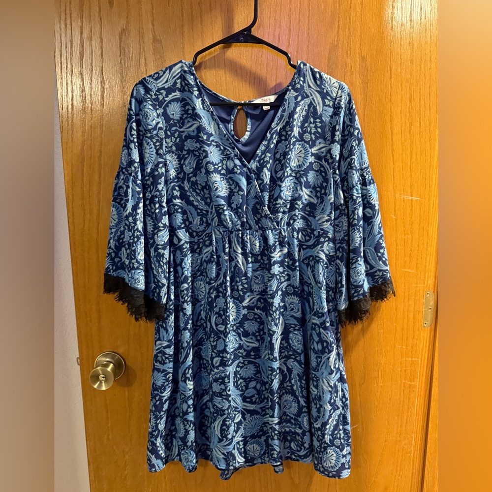 Candie's Navy Blue Dress Junior’s Size Large